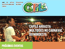Tablet Screenshot of capile.com.br